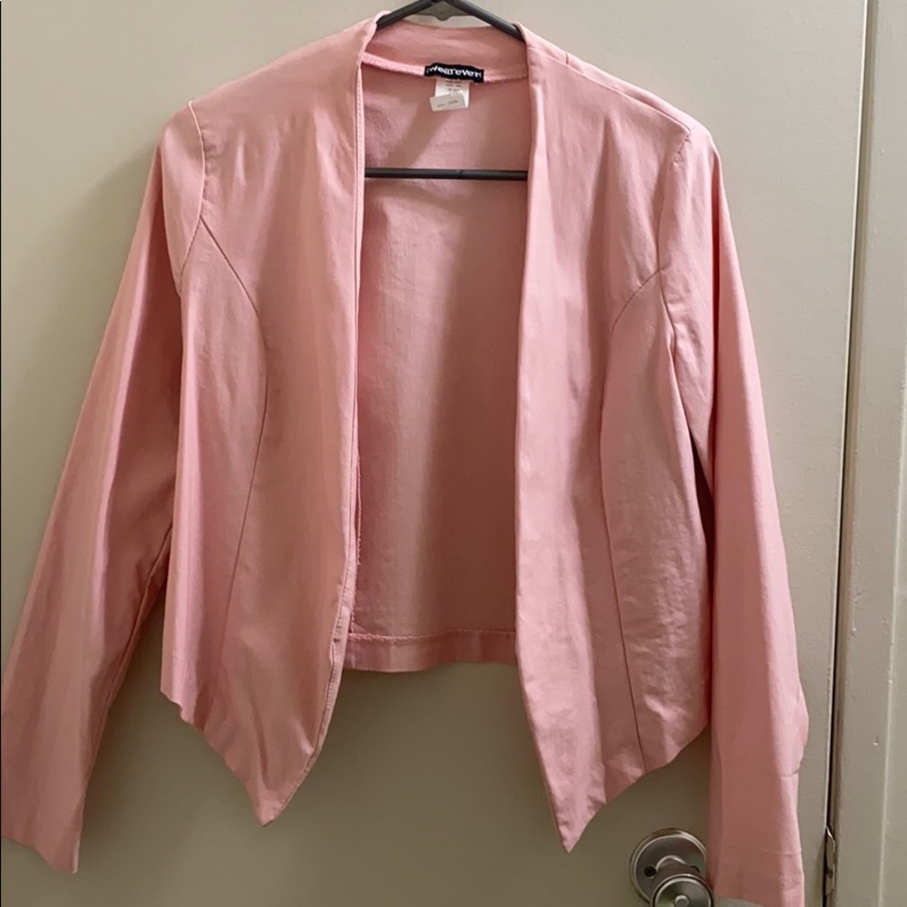 💜4/$30 - cute pink blazer